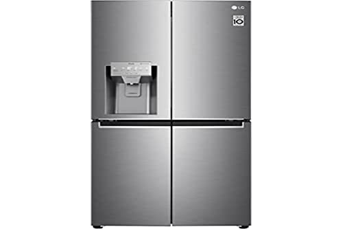 LG GML844PZ6F Réfrigérateur multi-portes - Pose libre, 506L, Total No Frost, Distributeur d'eau et de glace UV-nano, Door Cooling+, Linear Cooling, Wi-Fi, LED, Gris, Classe F