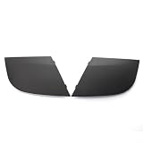 ZiStarlilife Confezione da 2 coperture di scarico dell'acqua per parabrezza anteriore per Mercedes-Benz Classe B W245 Classe A W169, modanatura esterna in plastica OE A1698300275 A1698300375