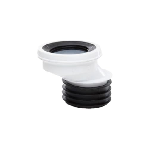 Imaashi "Offset Plastic WC Pan Connector: 100mm Diameter, 125mm Length (4" x 5")" Color White (OFFSET) (B0D2NZ1D71) Amazon Price History, Amazon Price Tracker