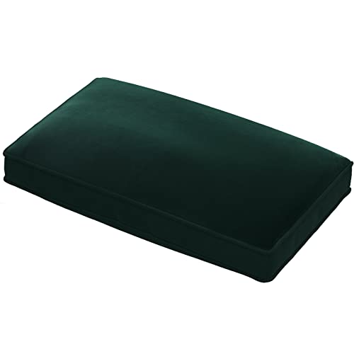 Belffin Velvet Back Cushion for Modular Sofa Rectangle Throw Pillows Soft Back Cushion (Blue)