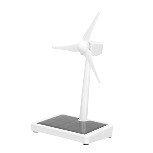 Gatuida Modèle Éolienne Solaire DIY Éducatif pour Bureau Scientifique Interactif à Renouvelable Apprentissage Créativité Garçon Fille