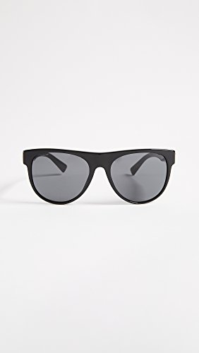 Versace VE 4346 GB1/87 Black Plastic Round Sunglasses Grey Classic Lens2