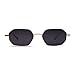 Ocean Lens Candy Color Vintage Classic Fashion Small Metal Glasses Vintage Glasses(Gold with black)