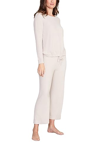 Image of Barefoot Dreams CozyChic Ultra Lite Slouchy Pullover for Women, Ultra Soft Long Sleeve, Crew Neck Pullover