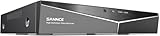 SANNCE 1080P 16 Channel CCTV DVR (NO Hard Drive), H.264+ Hybrid 5-in-1 Security Camera Recorder, Supports 2MP TVI AHD CVI CVBS Analog IP Surveillance Cameras, Remote Access, Motion Alert