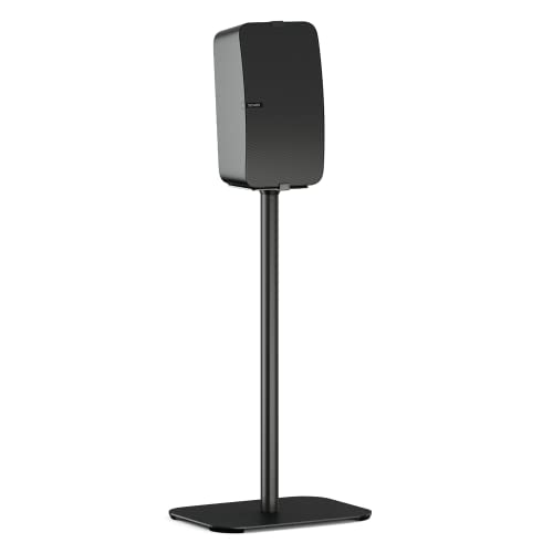 Vogel's Sound 3305 Universal Speaker Floor Stand | Max. 15 Lbs (6.5 Kg) | Height: 29.5 Inch | Also Fits Sonos Five & Play:5 | Universal Compatibility | Black | 1 Floor Stand #TOP6