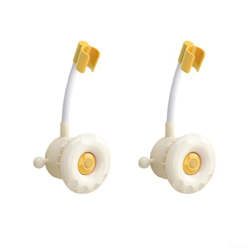 Soporte de ducha, 2 piezas de ventosa ajustable, sin perforación, soporte multifuncional desmontable (limón amarillo)