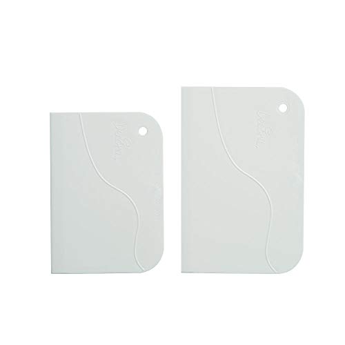 Decora 9271080 Set 2 Spatole in Plastica 12 X 8,3 cm e 13,5 X 9,2 cm