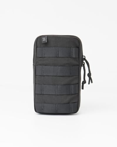 Bolso Modular Vertical 1221, Tecido Poliamida 500 D, 12 x 21 x 6 cm, Zíper Duplo, Sistema MOLLE