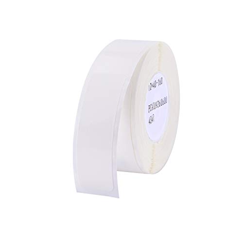 Aibecy Etikettenrolle Labeldrucker Etikettenpapier Barcode Preis Größe Name Blankoetiketten Wasserdicht Reißfest 12 * 40mm 160 stücke/rolle für Home Organizer Supermarkt Shop Catering