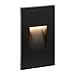 Maxxima Vertical LED Step Light, Indoor/Outdoor Stair Light, 3 CCT Color Selectable 3000K, 4000K, 5000K, 60 Lumens, IP65 Rated for Outdoor and Damp Locations, Black, 2-Pack