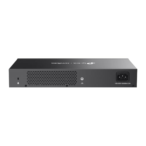 Image of TP-Link Omada 16 Port Gigabit Easy Managed, Switch, VLAN, Auto Loop Prevention, IGMP Snooping, Fanless, Managed by Omada, Durable Metal w / Shielded Ports(ES216G)