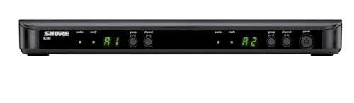 Image of Shure BLX288 /PG58 Dual-Channel Wireless Audio System H9 Band (512-542 MHz) - BLX88 Receiver, (2) BLX2 Transmitters with PG58 Dynamic Mic, Up to 14 Hr Battery, 300 ft Range | BLX88 Receiver, 2) Blx2 /pg58 Handheld Transmitters, Up to 14 Hr Battery, 300 Ft Range