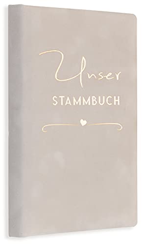 Libro de familia Rina gris dorado