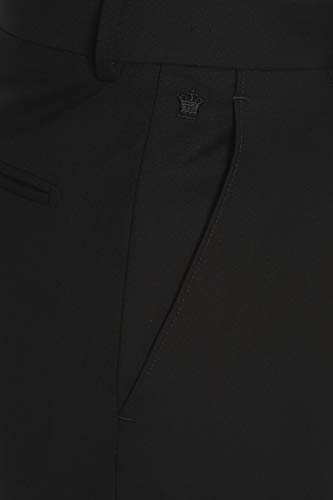 Image of Louis Philippe Men's Formal Relaxed Fit Trousers