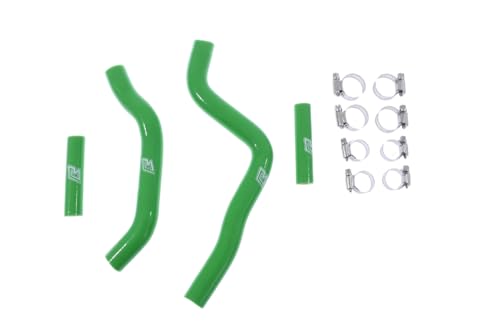 Mangueras de radiador de agua avdb-moto en color verde para Kawasaki KX 125