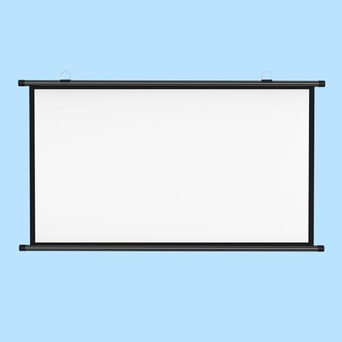 Pantalla de proyección manual 72 pulg 16:9 para cine en casa miniatura 1