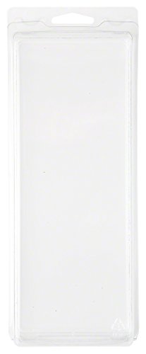 Collecting Warehouse Clear Plastic Clamshell Package/Storage Container, 8.19" H x 3" W x 1.5" D, Pack of 10
