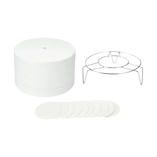 F Fityle Professional Small Microwave Kiln for Fusing Glass Melting DIY Glass Jewelry (With Stand)