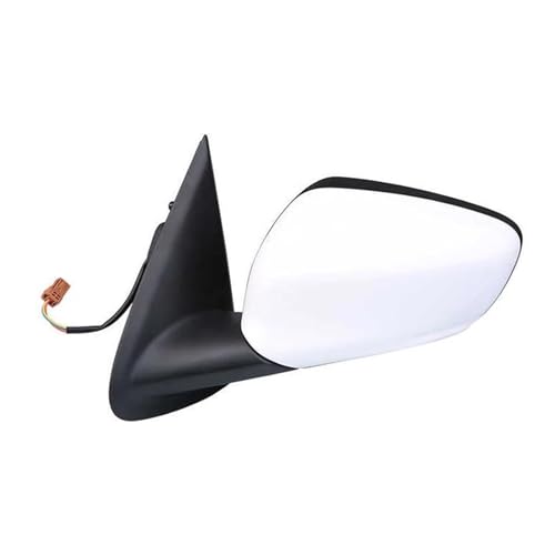Rétroviseurs extérieurs complets avec coque blanche aérodynamique pour Citroën Elysée