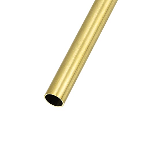 METALLIXITY Latón Tubo (9mm OD x 0,5mm Pared T x 200mm L), Recta Tubería - para Hogar Muebles, Maquinaria, Bricolaje Artesanía