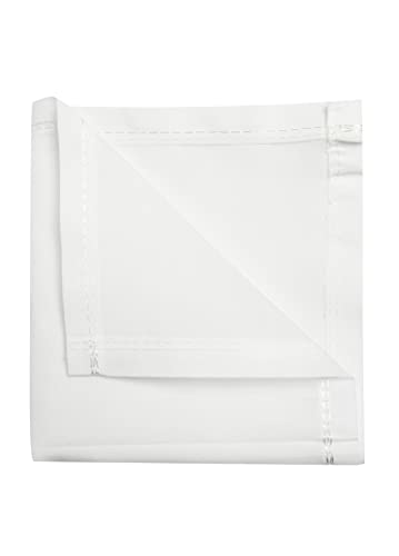 Image of Premium Men's Cotton Handkerchief White Big Extra Soft Super Absorbent Hanky Rumaal Set, 100% pure cotton