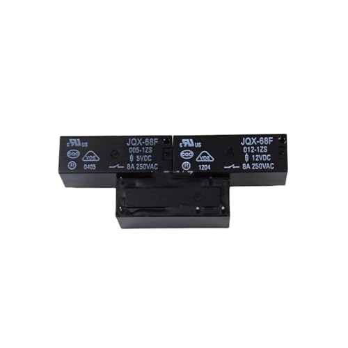 Relé JQX-68F 5V 12V 24V interruptor de 5 pines y 8A