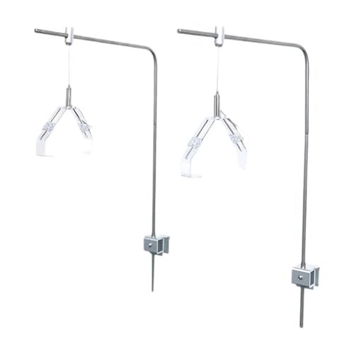 Image of 2X Aquarium Light Bracket Mount Fish Tank LED Light Rack for Fish Freshwater