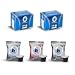 Produktbild 3 x 100 Kaffeepads Borbone (Packungsgröße: 100 Kaffeepads aus schwarzem Mischgewebe, 100 Blau und 100 Rot)