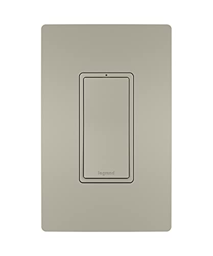 Legrand Radiant WNRL23NI Wireless Smart Switch with Netatmo, Compatible with Alexa, Google Assistant & Apple HomeKit, Nickel (1 Count)