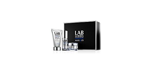 Lab SeriesSkincare for Skincare for Men Max LS Deluxe Gift Set: 5 Oz Daily Renewing Cleanser + 1 Oz Overnight Renewal Serum + 1.7 Oz Age-Less Power V Lifting Cream