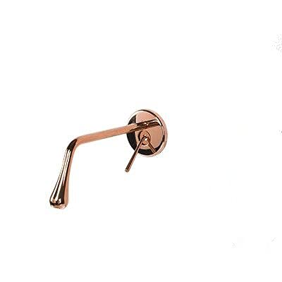 Robinet de lavabo mural anti-calcaire en laiton pour vasque propre