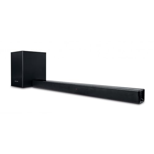 Muse M 1750 SBT   Barra de Sonido con subwoofer inalámbrico, 150 W, Bluetooth, Soporte de Pared, Entrada Auxiliar de 3,5 mm, etc