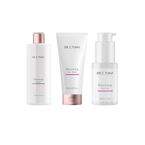 Farmasi 3 Pack Dr. C. Tuna Reviving Shampoo and Hair Mask and Hair Oil Gift