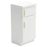 Ajustement parfait pour les maisons de poupées : mesurant 2,4 x 2,1 x 5,1 pouces, ce réfrigérateur jouet est parfaitement dimensionné pour les maisons de poupées à l'échelle 1/12..Que vous décoriez une cuisine moderne ou une configuration vintage, ce réfrigérateur s'intègre parfaitement à votre maison de poupée, ce qui en fait un meuble essentiel.