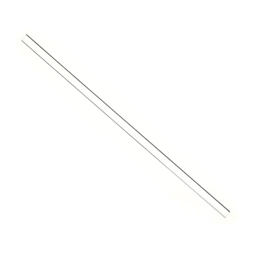Fielect Clear Acrylic Round Rod, 8mmx250mm, Transparent Clear Plastic Round Rod, Solid PMMA Bar 1pcs