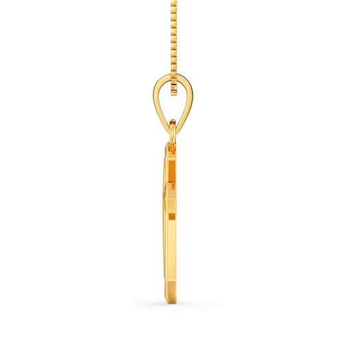 Image of Joyalukkas 22K 916 Purity Sacred Golden Holy Cross Pendant for Unisex