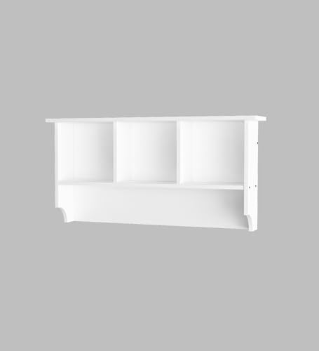 Image of Rio Multipurpose Modular Wall Racks /Shelves /Organiser /Decor Particle Board Wall Shelf (Number of Shelves - 4, White)