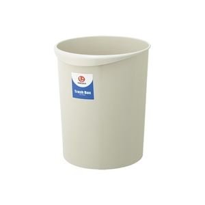 (業務用5セット)ジョインテックス 持ち手付きゴミ箱丸型18.3Lグレー N153J-G5 5個 ×5セット ds-1472219