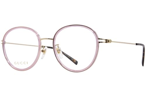 Gucci Eyeglasses in Pink with Transparent Lenses