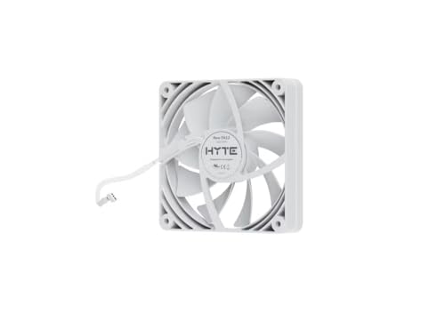 Image of Hyte Flow FA12 4 Fan Pack (120mm), High Performance PWM Gaming Case Fan, 1500 RPM, 4-PIN, Fluid Dynamic Bearing, White