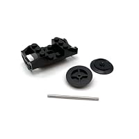 City Zugbasis Set, 2Pcs Technik Zug Basis Bausteine Refit Eisenbahn Schienen Zubehör Klemmbausteine Compatible with City Technic Train – Ansicht 6