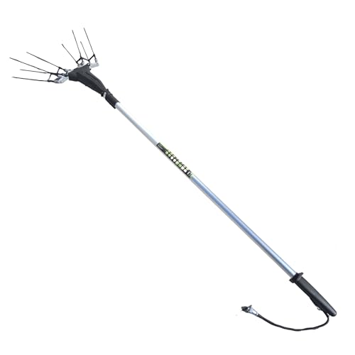 Synergy Vibrator 6000 Plus – Vareador de Aceitunas Eléctrico Telescópico 500W 12–34V con Centralita – 3,3 m, Varillas de Carbono y Cable 17 m