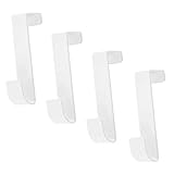 【Tamaño de puerta universal】 Se adapta a todas las puertas estándar de hasta 2,1 cm de grosor y, para una mejor experiencia de uso, se recomienda el grosor de la puerta: menos de 2,1 cm de grosor. La altura del espacio sobre la puerta será de aproximadamente 2 mm (el grosor de una moneda).