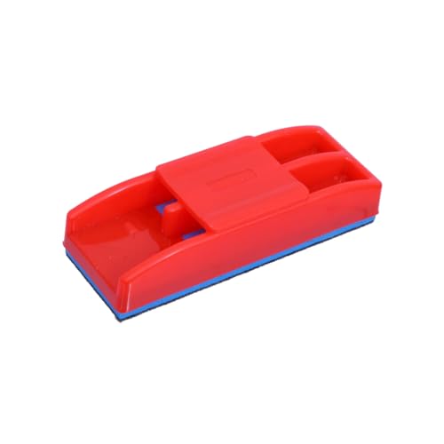 Image of Vikas White & Black Board Duster | Red, Black, Blue, White Color Options | Strong Plastic Eraser for Classroom, Office & Home Use | Easy Grip & Smooth Cleaning (50)