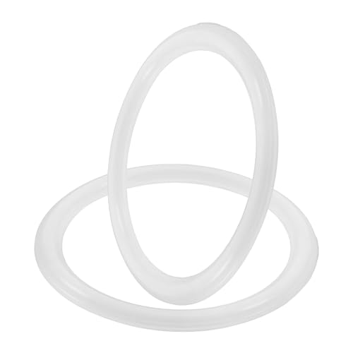 NUOBESTY Anillos de Sellado de Silicona Multifuncionales para Máquinas de Helado 2 Unidades Resistentes y Reutilizables Accesorios para Repuestos de Heladería Fáciles de Limpiar y