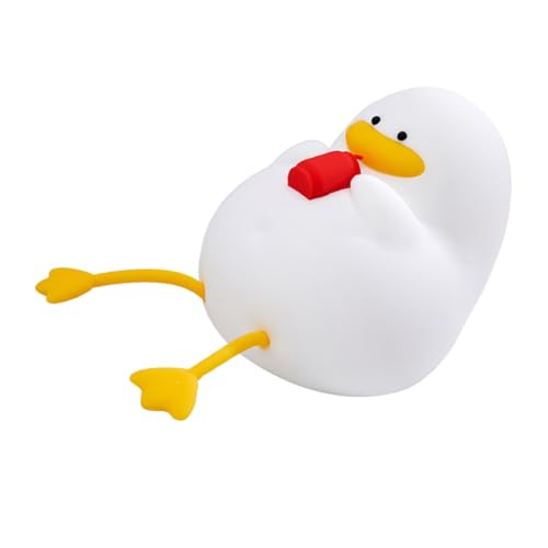 Lámpara de Mesa de Noche Silicona Pato Recargable miniatura 1