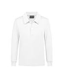 Dreammonkey Kleinkind bis Jugend Jungen Performance Polo Kinder Neon mit Kragen Golf Hemden Langarm Schuluniform