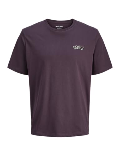 JACK & JONES Jjkoji Tee SS Crew Neck, Perfetto Plum, L
