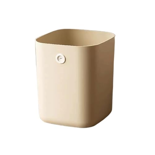 Caneca de basura con tapa blanca 10L para hogar miniatura 1
